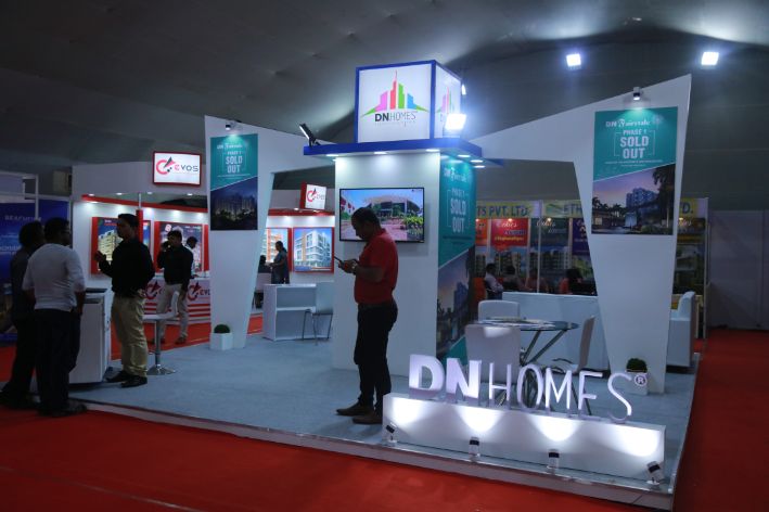 D.N. Homes at India International Mega Trade Fair. Leading B2C exhibition in India