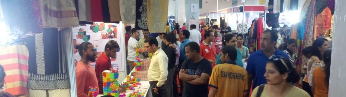 People enjoying shopping at IIMTF